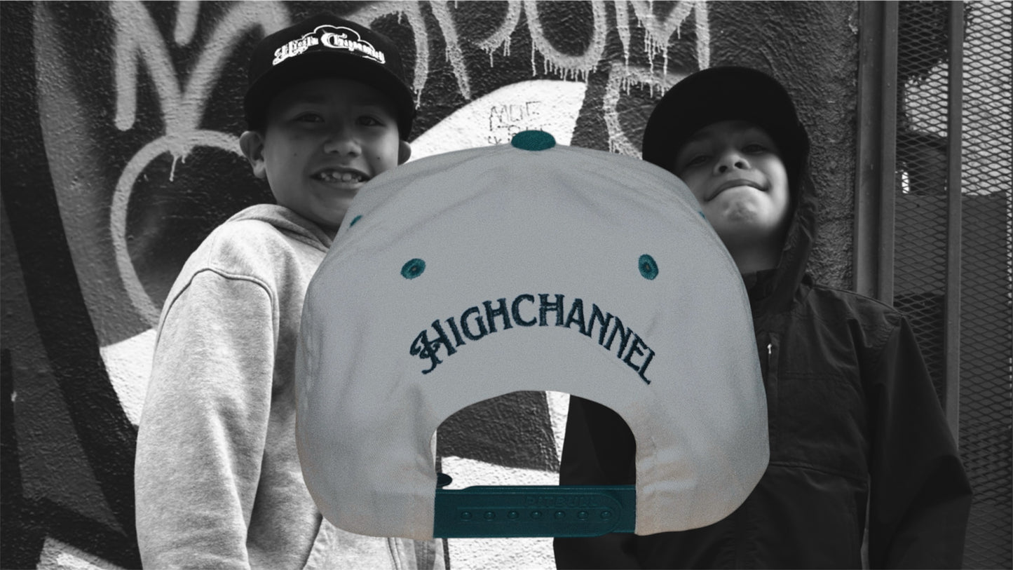 cream & green snapback